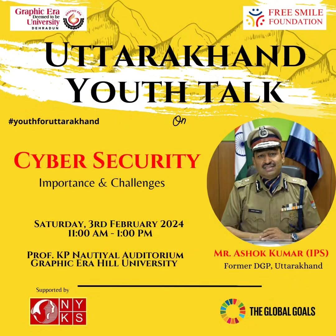 Cyber Security: Importance & Challenges โ Official Event Poster
